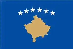 Kosovo-Flagge FRIP – Versand Kosovo Fahne 1,50×2,50m XXL
