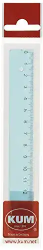 Lineal Kum AZ303.22.19-B – Flach L1 Pop B, 15 cm, blau, 1 Stück