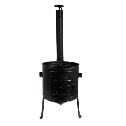 Gulaschkanone troph-e-shop Ofen 39 für Gulaschkessel Topf 22 L