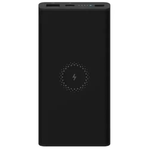 Qi-Powerbank Xiaomi Externer Akku MI kabellos Essential schwarz