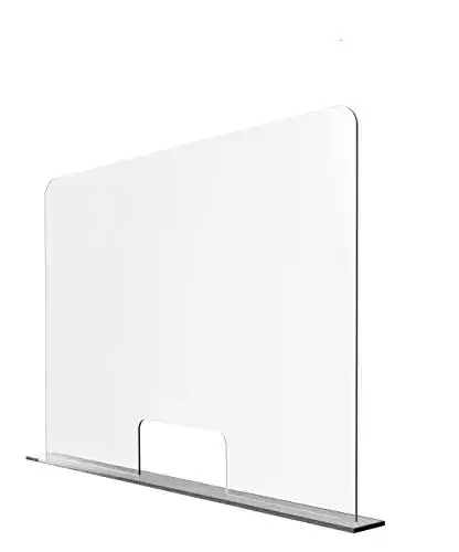 Spuckschutz 90×60 Solarplexius Spuckschutz mit Durchreiche