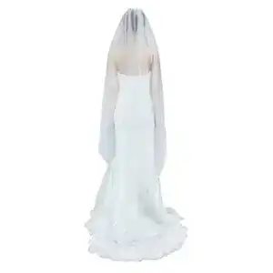 Schleier BEAUTELICATE Braut Braut Hochzeit Softtüll Weiß Ivory