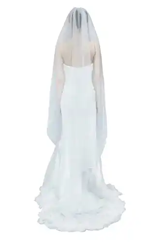Schleier BEAUTELICATE Braut Braut Hochzeit Softtüll Weiß Ivory