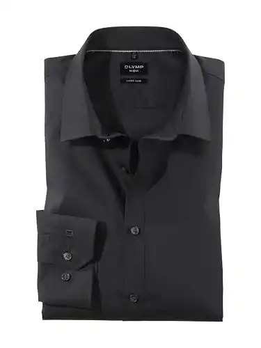 Olymp-Hemd OLYMP Herren Hemd No. 6 Super Slim Fit Langarm