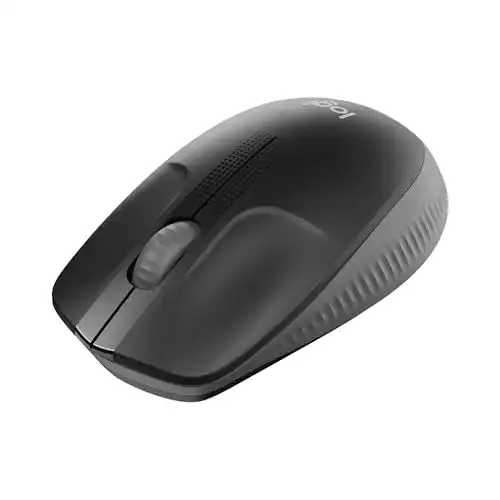 Linkshänder-Maus Logitech kabellose Maus M190, geschwungen