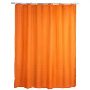 Duschvorhang WENKO Anti-Schimmel Uni Orange, Anti-Bakteriell