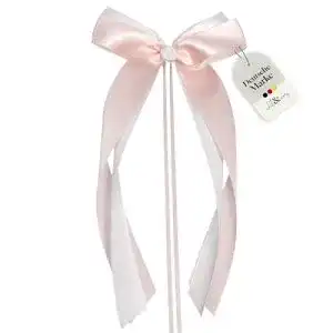Autoschleifen Hochzeit white & ivory 25 Antennenschleifen