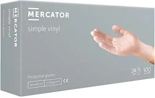 Vinylhandschuhe MERCATOR MEDICAL MERCATOR Gepuderte Vinyl