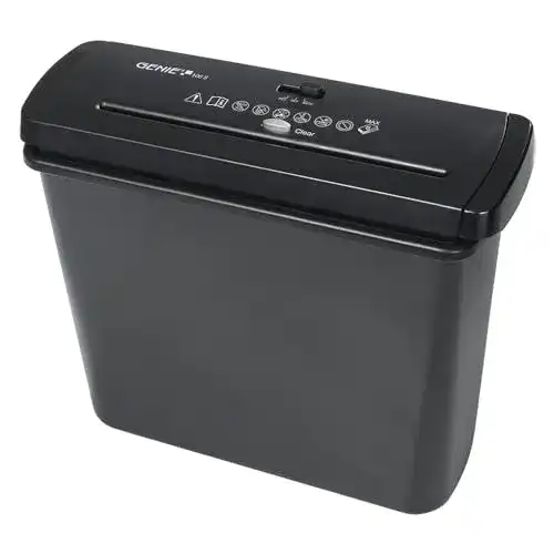 Aktenvernichter-Aufsatz GENIE 106 S Vario bis zu 6 Blatt; Streifen