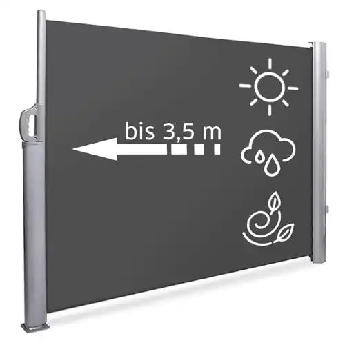 Seitenmarkise NOOR Exklusiv 200×350 cm Anthrazit