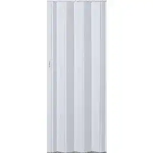 Falttür Vivi Schiebetür, weiß gewischt, Doppelwandprofil