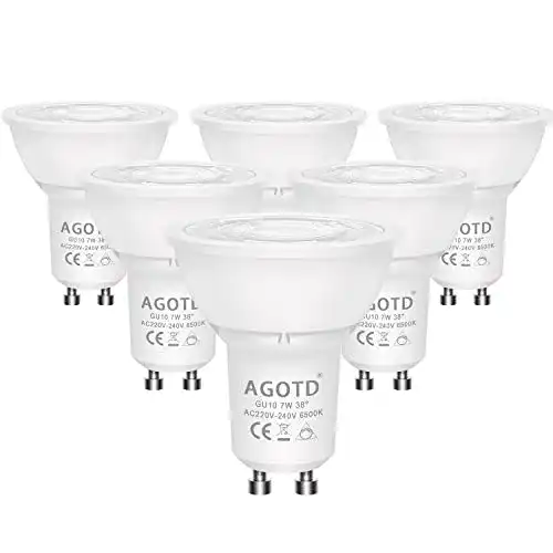 LED-GU10 (dimmbar) AGOTD LED GU10 Dimmbar, 6er Pack