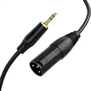 XLR-Kabel CableCreation 3,5mm auf XLR Kabel, 3.5mm