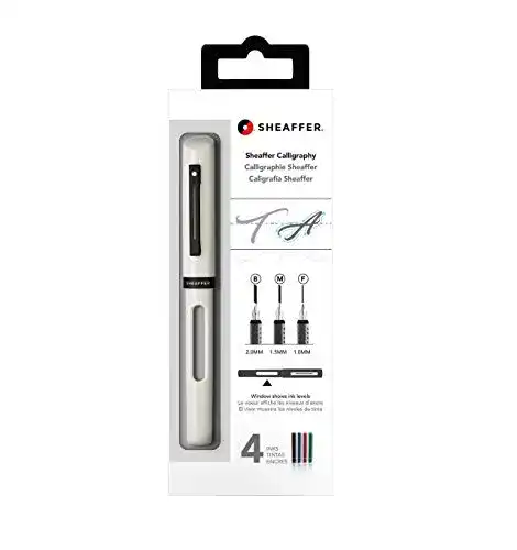 Kalligraphie-Füller Sheaffer Kalligraphie Füller Set Mini weiß