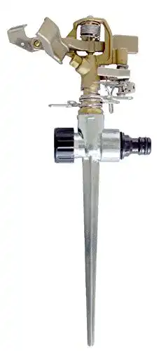 Sektorenregner Cornat Impulskreisregner mit Spieß, Messing