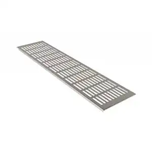 Heizungsgitter Lüftungsgitter Aluminium Stegblech 130 mm