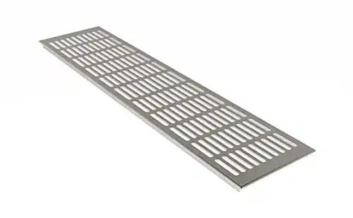 Heizungsgitter Lüftungsgitter Aluminium Stegblech 130 mm
