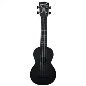 Sopran-Ukulele Kala Waterman Sopran Black, inkl. Tasche | Ukulele