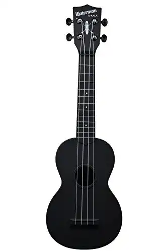 Sopran-Ukulele Kala Waterman Sopran Black, inkl. Tasche | Ukulele
