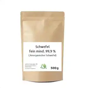 Schwefelpulver natürlich lang leben Anorganischer Schwefel, 500g