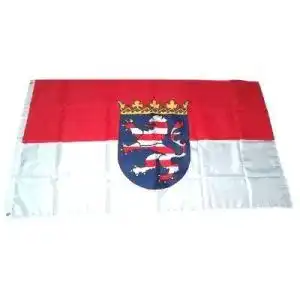 Hessen-Flagge FahnenMax MM Hessen Flagge/Fahne, wetterfest