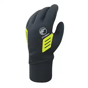 Chiba-Fahrradhandschuhe Chiba Ice Farbe Schwarz