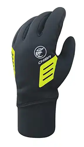 Chiba-Fahrradhandschuhe Chiba Ice Farbe Schwarz