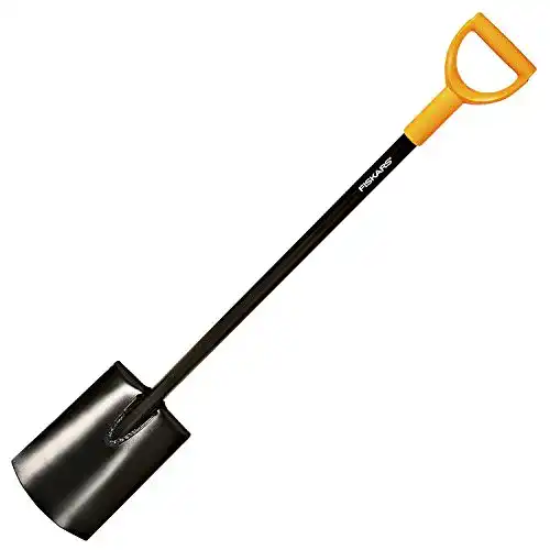 Schaufel Fiskars Gärtnerspaten, Rund, Länge 117 cm, hochwertig