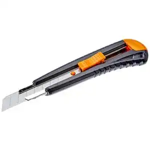 Cuttermesser Fiskars mit Metallführung, 18 mm, Orange/Schwarz