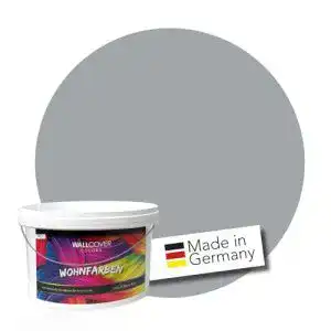 Wandfarbe Grau WALLCOVER Colors für Innen 1 L Moon