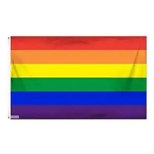 LGBTQ-Flagge Fontee ® 90X150 cm, lebendige Farbe