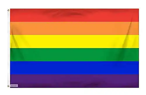 LGBTQ-Flagge Fontee ® 90X150 cm, lebendige Farbe