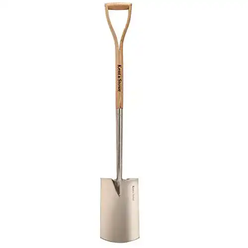 Edelstahl-Spaten Kent & Stowe Gärtnerspaten, Länge: 110 cm