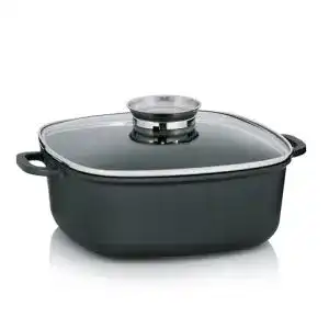 Viereckpfanne kela Servierpfanne Kerros Aluminium 28x28x11cm