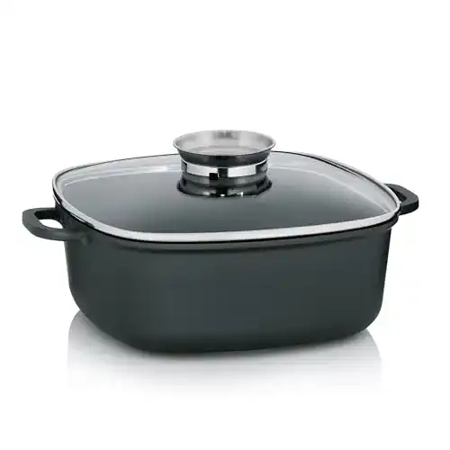 Viereckpfanne kela Servierpfanne Kerros Aluminium 28x28x11cm