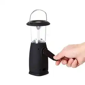 Kurbellampe Valink 6 LED Solar Hand-Up Kurbel Dynamo LED