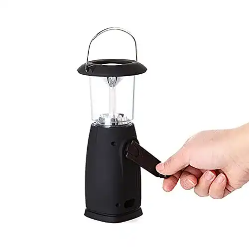 Kurbellampe Valink 6 LED Solar Hand-Up Kurbel Dynamo LED