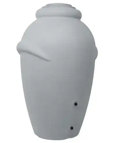 Regentonne Ondis24 Amphore Grau 360L aus stabilem Kunststoff