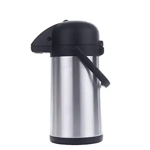Pumpkanne HI Airpot 2,2 L Isolierkanne Thermo Kanne, Edelstahl
