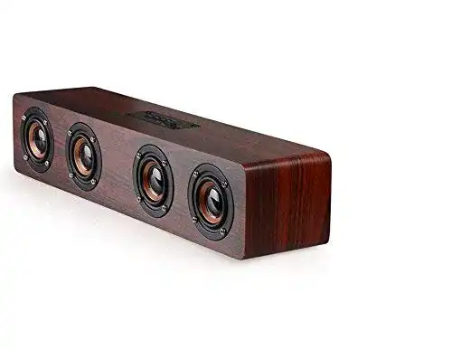 Retro-Bluetooth-Lautsprecher Intbase Holz, Supper 12W