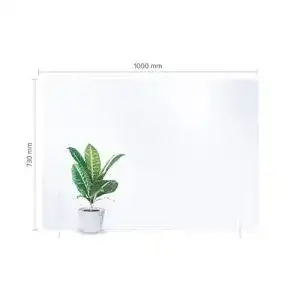 Spuckschutz ohne Durchreiche reflecto Spuckwand ohne Durchreiche