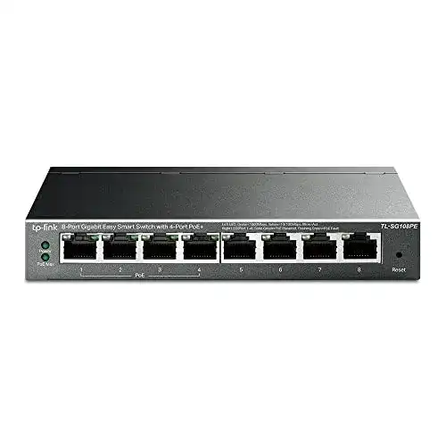 8-Port-Switch TP-Link TL-SG108PE 8-Port Gigabit Easy Smart