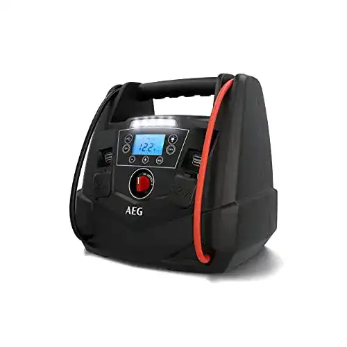 Die beste Starthilfe mit Kompressor AEG Automotive, tragbar mit 4 USB 2026 Test Bestseller Starthilfe mit Kompressor AEG Automotive, tragbar mit 4 USB
