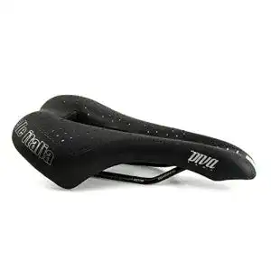 Rennrad-Sattel Selle Italia Damen Diva Flow Sattel, Schwarz, S3