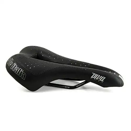 Rennrad-Sattel Selle Italia Damen Diva Flow Sattel, Schwarz, S3
