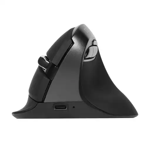 Ergonomische Maus (kabellos) DeLUX Vertikal mit RGB Licht