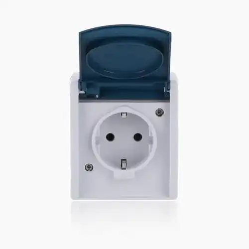 Aufputz-Steckdose Busch-Jaeger 20EW-53 SCHUKO Steckdose