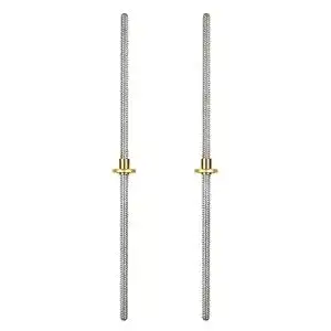 Gewindespindeln Cnloyua 2 PCS 300mm M8 + T8-Mutter