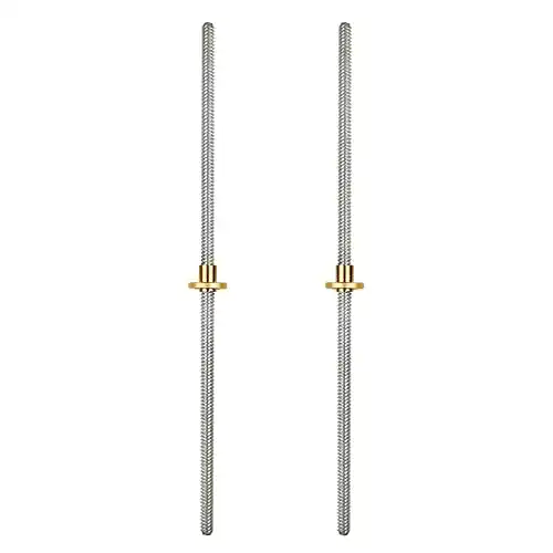 Gewindespindeln Cnloyua 2 PCS 300mm M8 + T8-Mutter