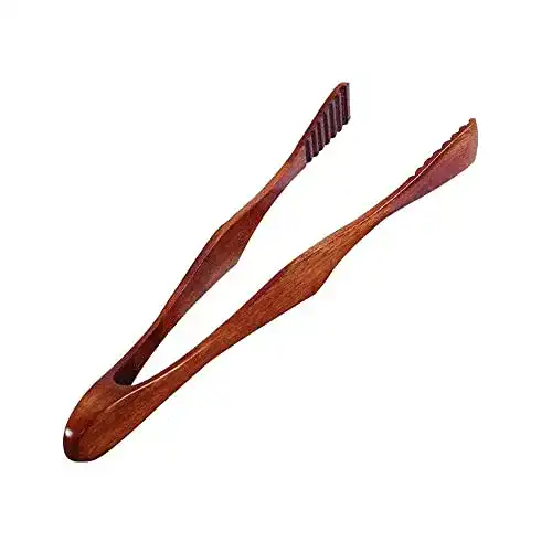 Grillzange Holz Ziyero Profi Grillzange aus Holz